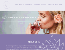 Tablet Screenshot of grassefragrance.com